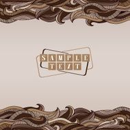 Chocolate Waves Abstract Background
