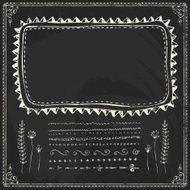 Doodle frame Chalkboard N8