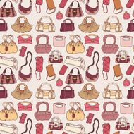 Women handbags Seamless pattern N11