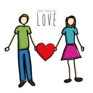 Hand Drawing Love N4