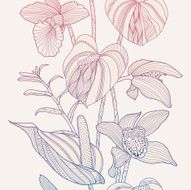 Seamless floral ornament N7