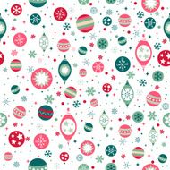 Beautiful design Christmas seamless pattern with xmas toys N6
