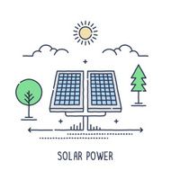 Solar Panel Symbol