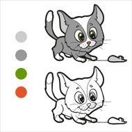 Coloring book (cat and mouse) N2