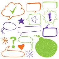 Speech Bubble Set N10