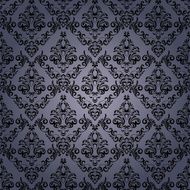 Seamless background -Gothic motif in black