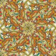 Vector seamless ethnic print pattern 10 EPS