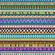 Original tribal doddle ethnic seamless pattern