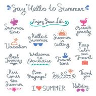 summer letterings N4