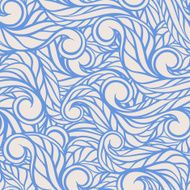 blue lines and swirls