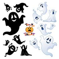Set of Halloween Ghosts