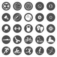 Vector Set of Sport Icons N6