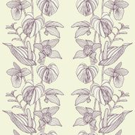Seamless floral ornament N8