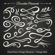 DECORATIVE ORNAMENTS - chalkboard 1