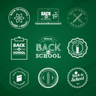 Back to school badges