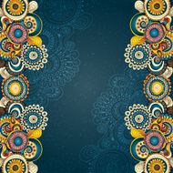 Vector abstract floral decorative background N16