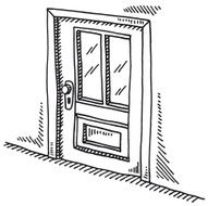 Closed Door Drawing