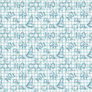 Chemical seamless pattern Vector background N2