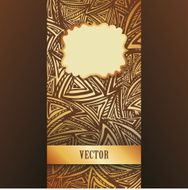 Male design template with abstract triangles and label