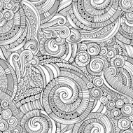 decorative doodles seamless pattern N4