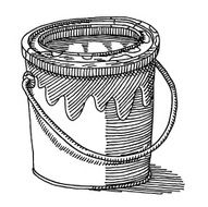 Paint Bucket Drawing
