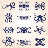 Calligraphic Design Elements N3