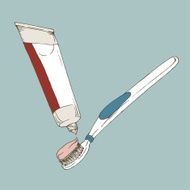 Toothbrush And Toothpaste N7