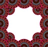 Seamless Mandala Frame