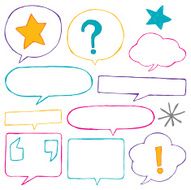 Speech Bubble Set N12