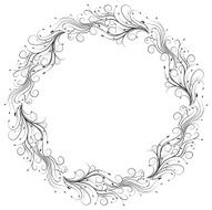 Filigree Circle Frame