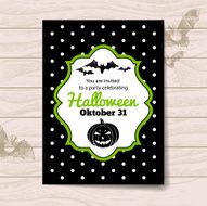 halloween invitation N9