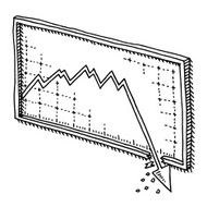 Stock Market Crash Graph Drawing