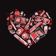 Heart of Makeup products set N2