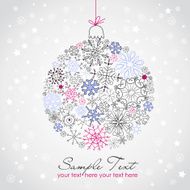 Beautiful Christmas ball illustration N3