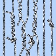 Hand drawn twisted ropes N2