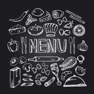 Restaurant cafe menu N5