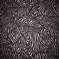 doodle zebra skin pattern