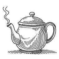 Teapot Steam Drawing