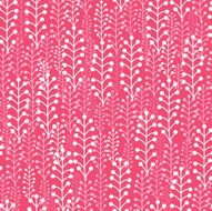 Abstract Bubble Plants Seamless Pattern