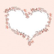 Floral Heart Frame N2
