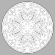 coloring book page for adults - zendala joy to older N45