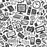 technology seamless pattern