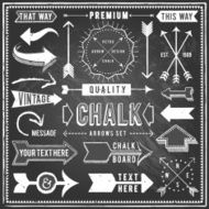 Vintage Chalkboard Arrows