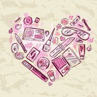 Heart of Makeup products set N3