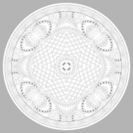 coloring book page for adults - zendala N54