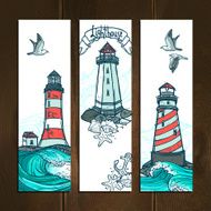 Lighthouse Banner Set