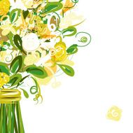 Floral postcard with place for your text N2