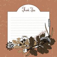 Card with Flowers N3