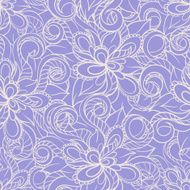 violet floral pattern