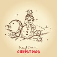 christmas card vector